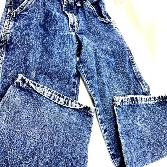 WRG Wrangler Jeans Boys Size 8 Slim Adjustable Waist Children Kids Denim Blue - Picture 2 of 7